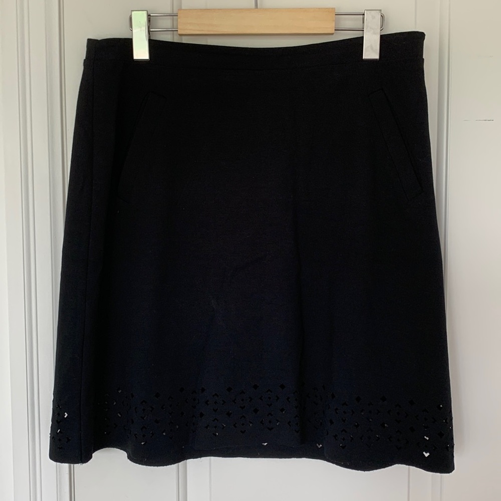 BR super comfy cut out black skirt